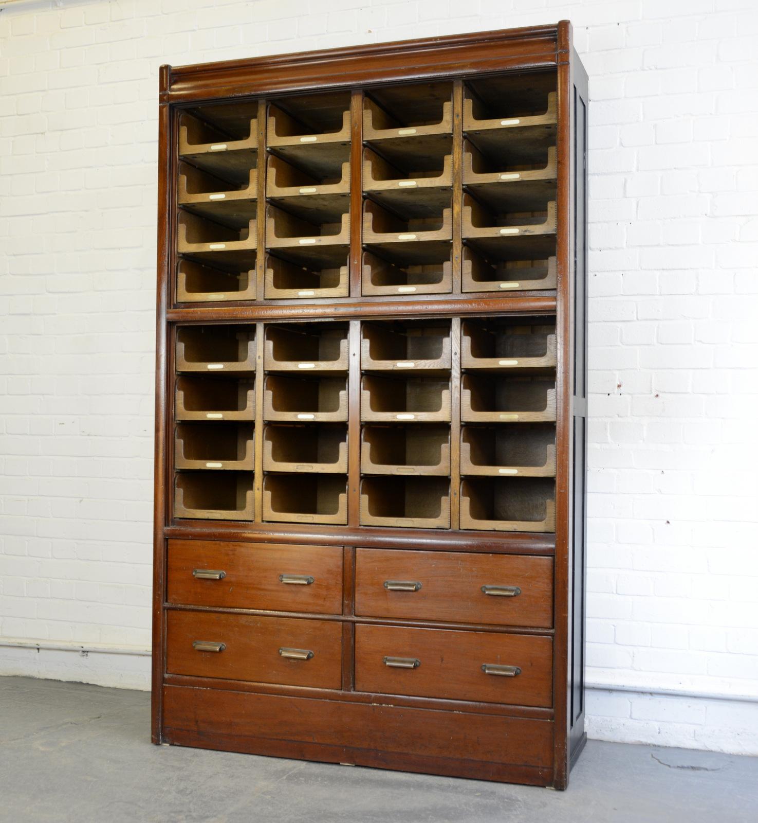 Large Haberdashery Cabinet by E Pollard & Co, circa 1910 5