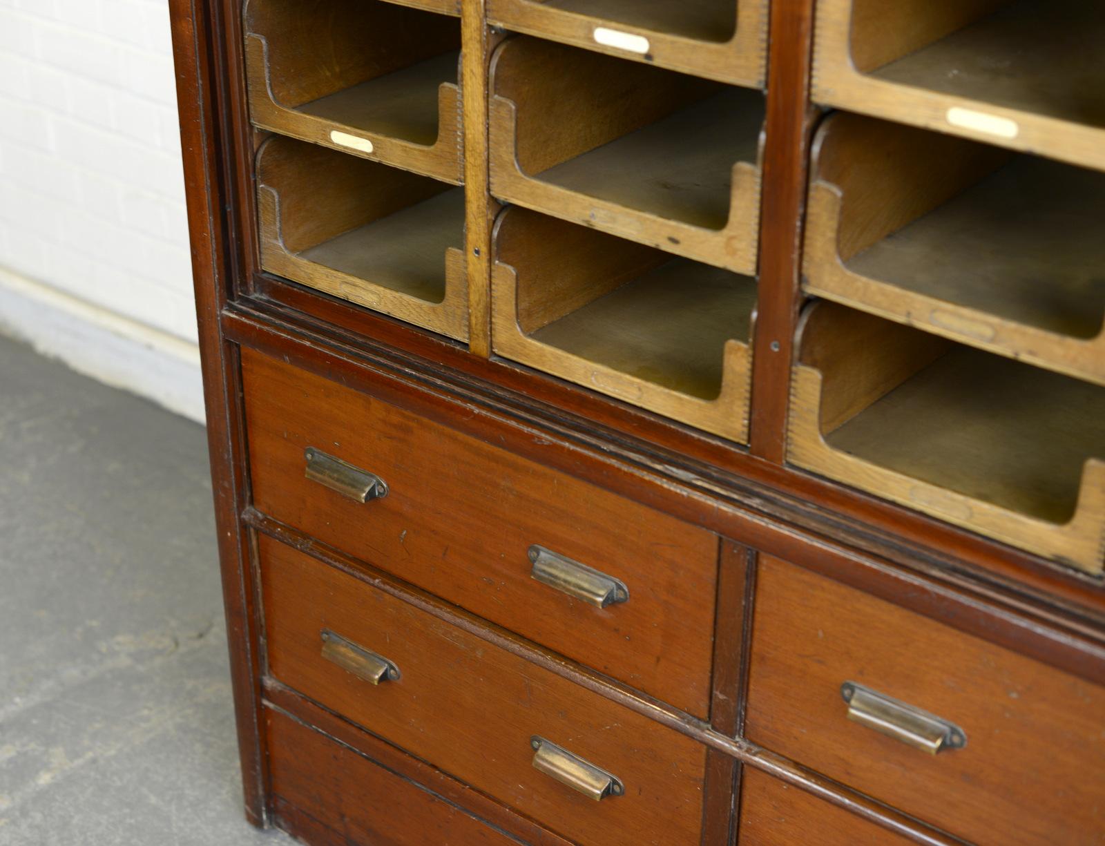 Large Haberdashery Cabinet by E Pollard & Co, circa 1910 In Good Condition In Gloucester, GB