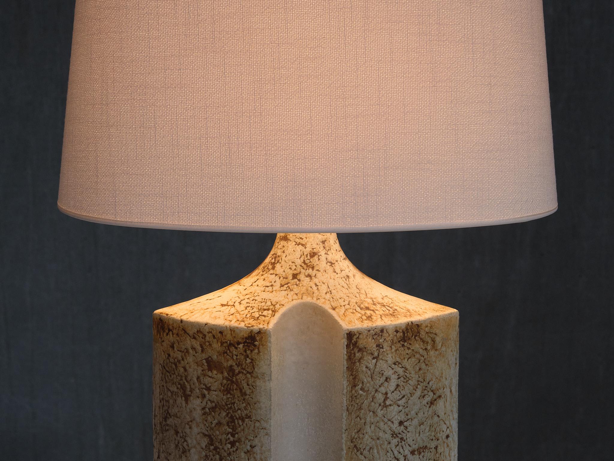 Grande lampada da tavolo Haico Nietzsche in ceramica, Søholm Stentøj, Danimarca, anni '60 In condizioni buone in vendita a The Hague, NL
