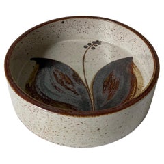 Large Haico Nitzsche Modernist Stoneware Centerpiece Bowl, 1970s Large Haico Nitzsche Modernist Stoneware Centerpiece Bowl, 1970s