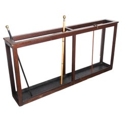 Antique Large Hall Church Double Umbrella & Stick Stand