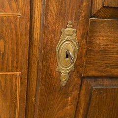 Large Hallway Cabinet from the Baroque Period circa 1750, Oak