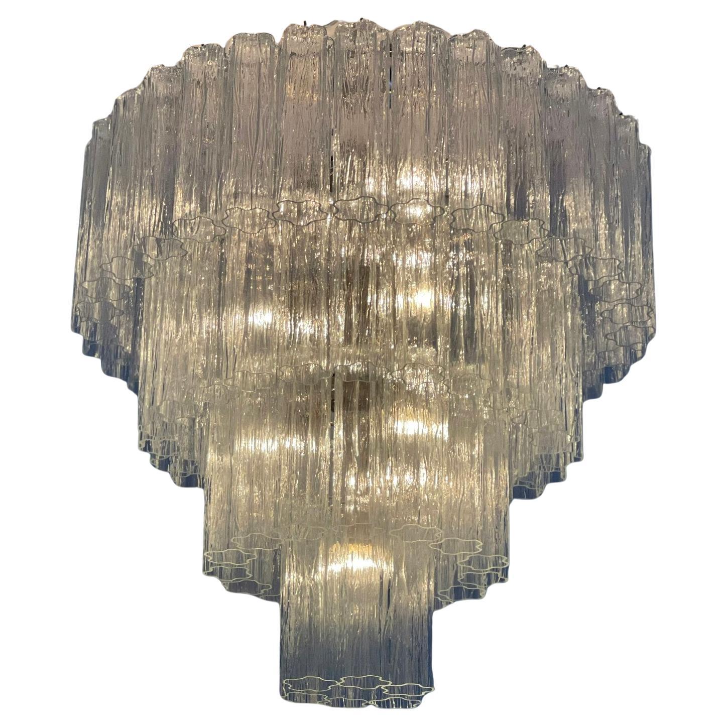Large Hallway Murano Chandelier in the of style of Venini