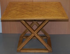 Large Halo Pegged Oak High Bar Table to Seat 8-12 People with Ease