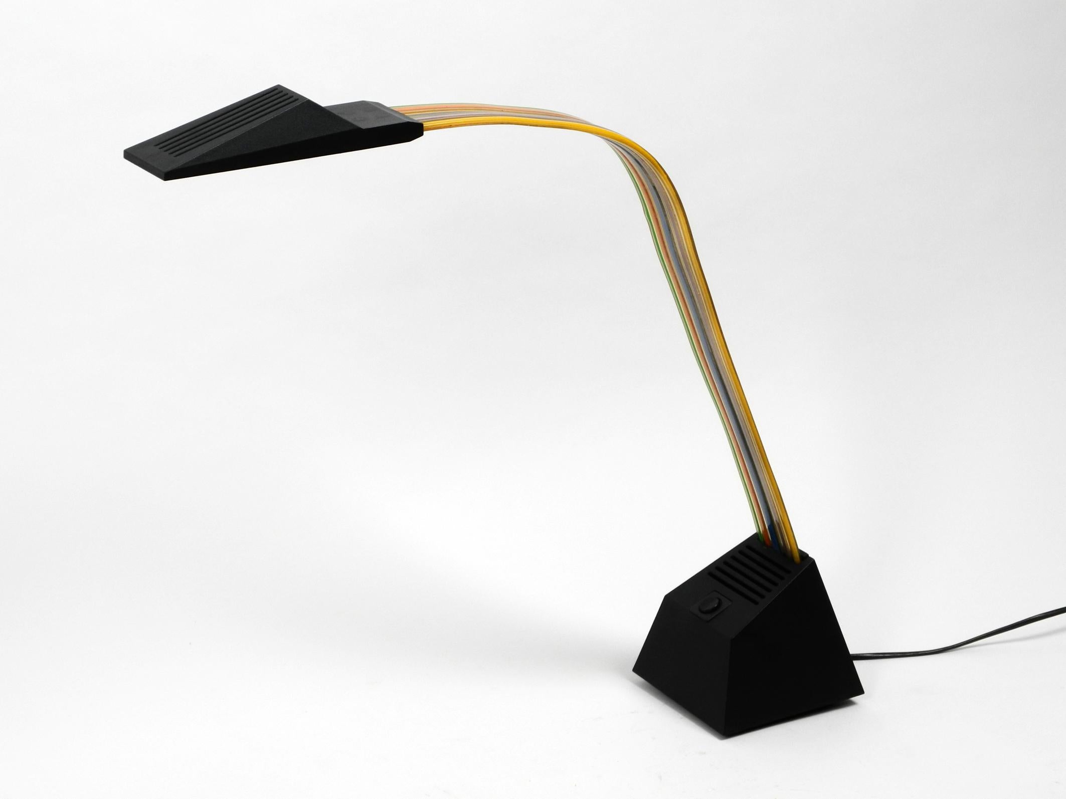 Large Halogen Table Lamp by Alberto Fraser for Stilnovo 1980s Postmodern Design For Sale 7