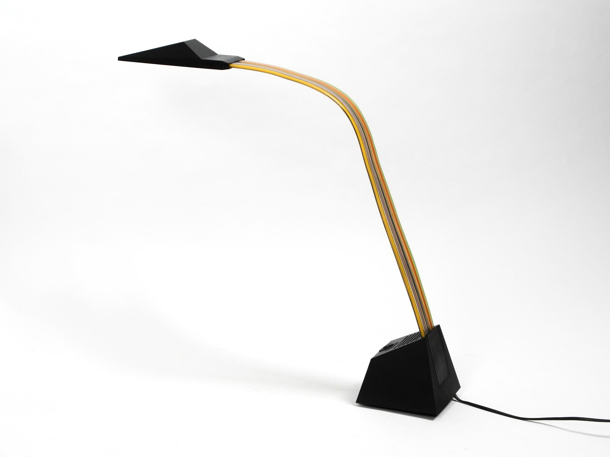 Large Halogen Table Lamp by Alberto Fraser for Stilnovo 1980s Postmodern Design For Sale 8