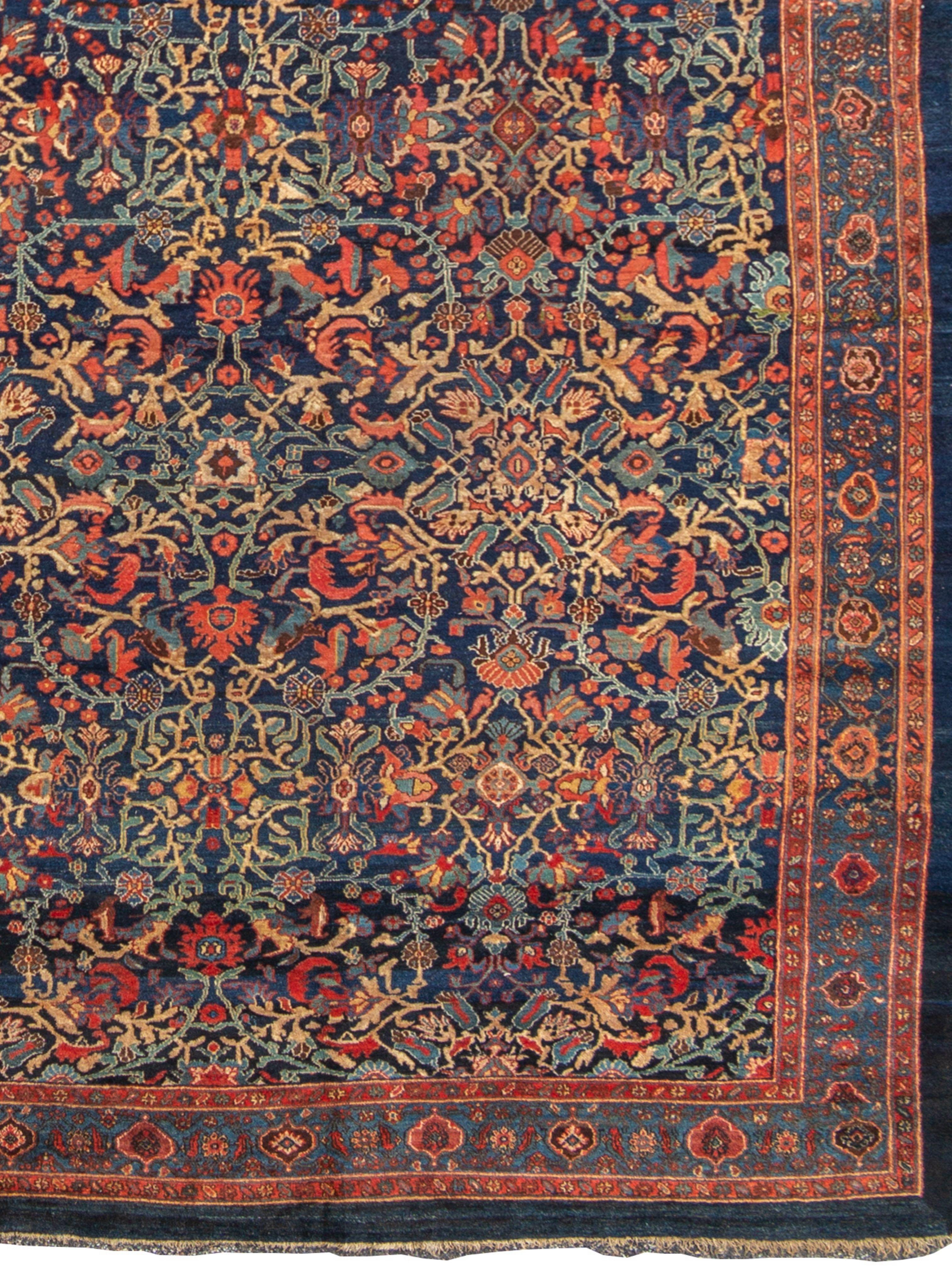 20th Century Large Hamadan carpet, c. 1900 For Sale