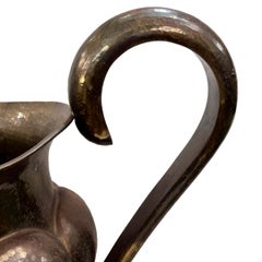 Large Hammered Ewer Vase