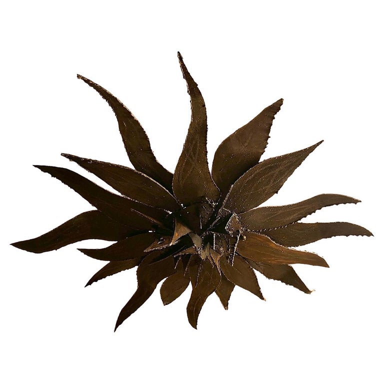 Large Hammered Iron Light Fixture For Sale at 1stDibs