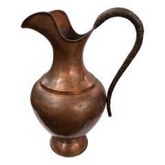 Large Hammered Italian Jug