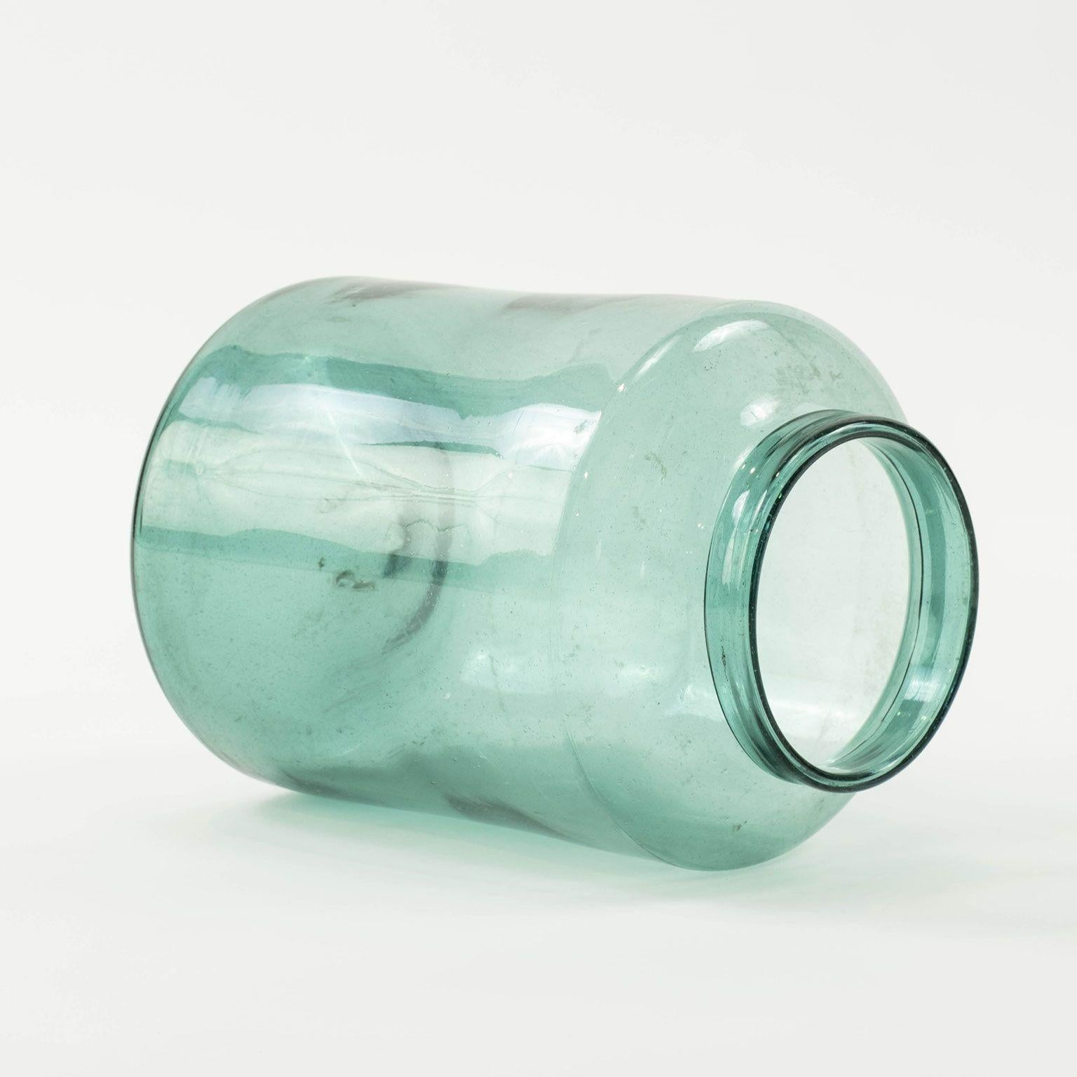 Großes mundgeblasenes antikes Glas JAR im Zustand „Relativ gut“ im Angebot in Houston, TX