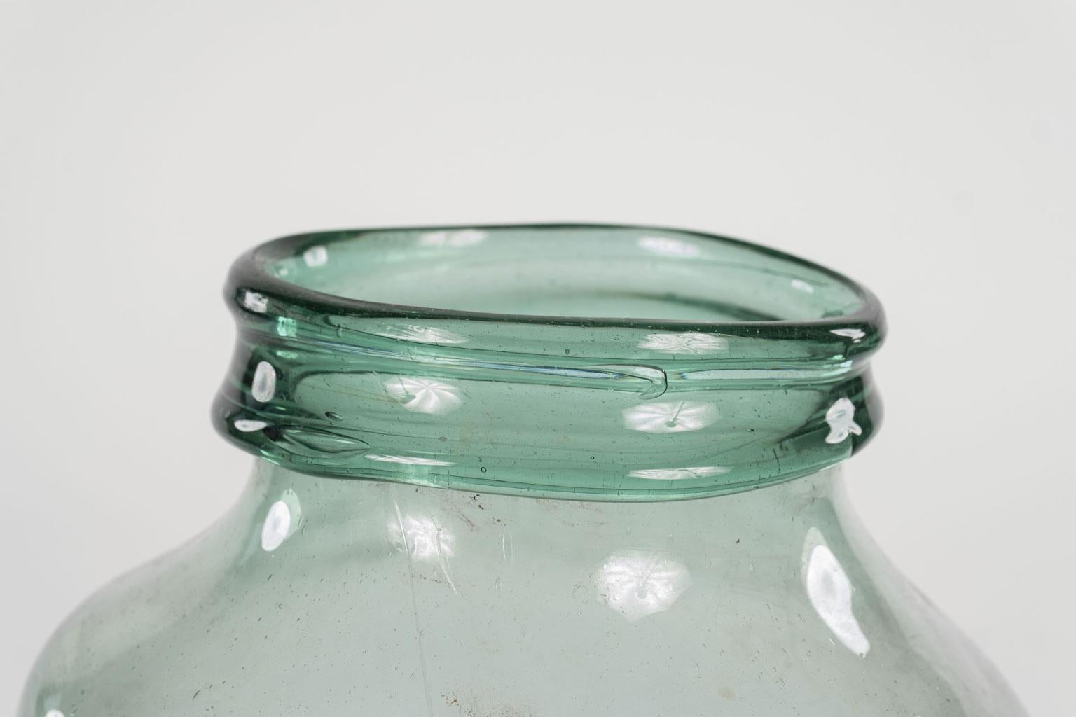 large vintage glass jars