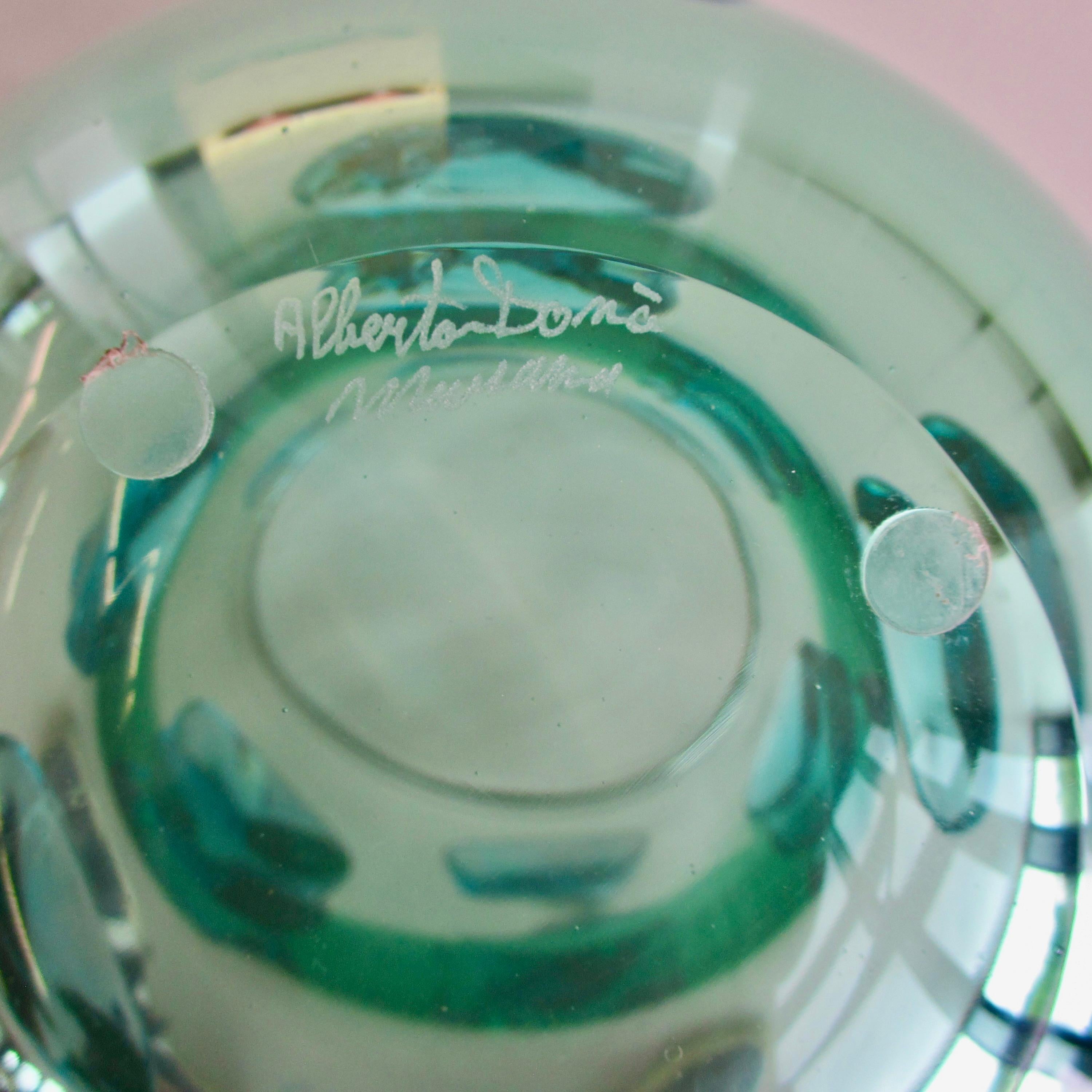 Contemporary Large hand-blown glass vase, Italy, Murano.