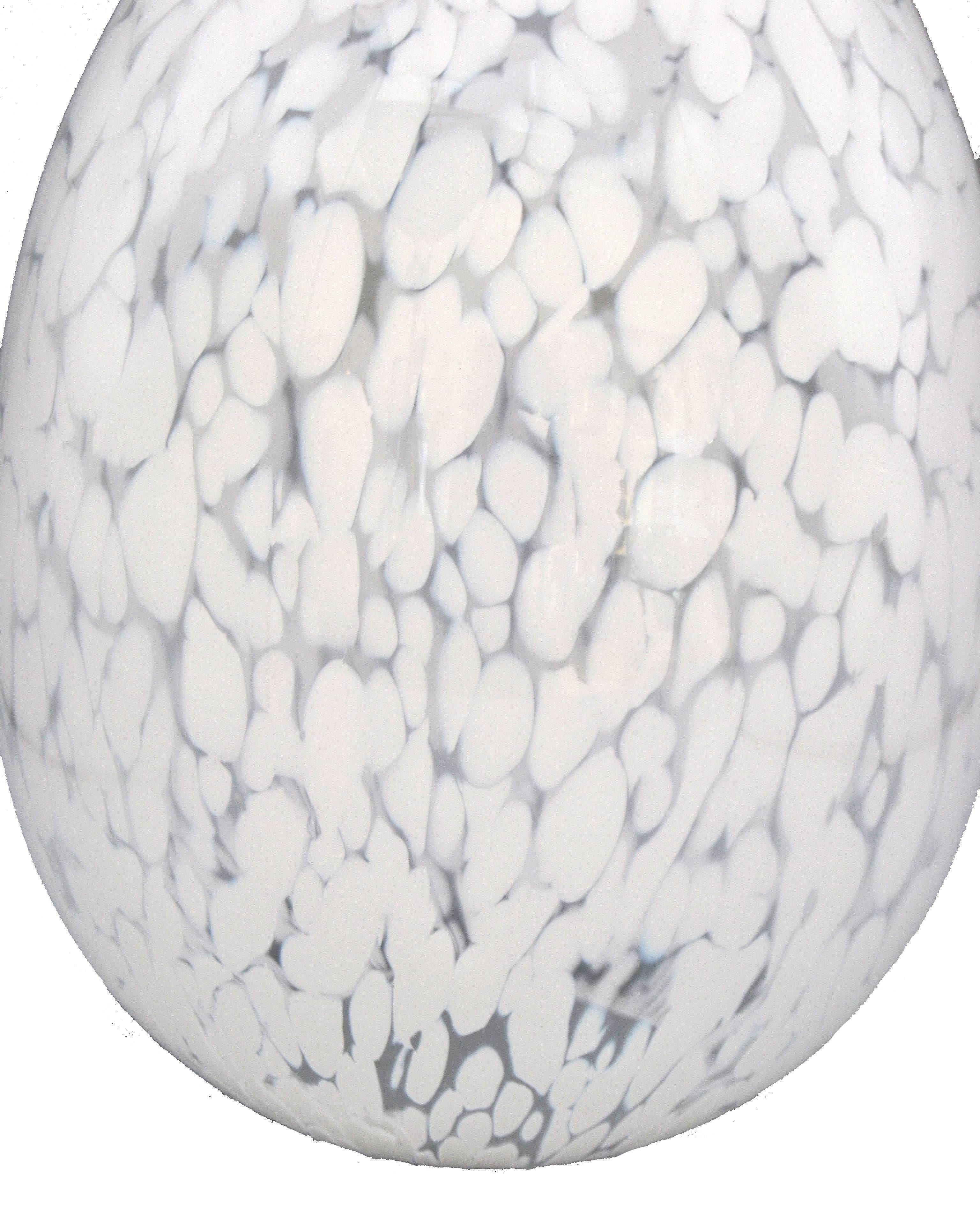large glass egg
