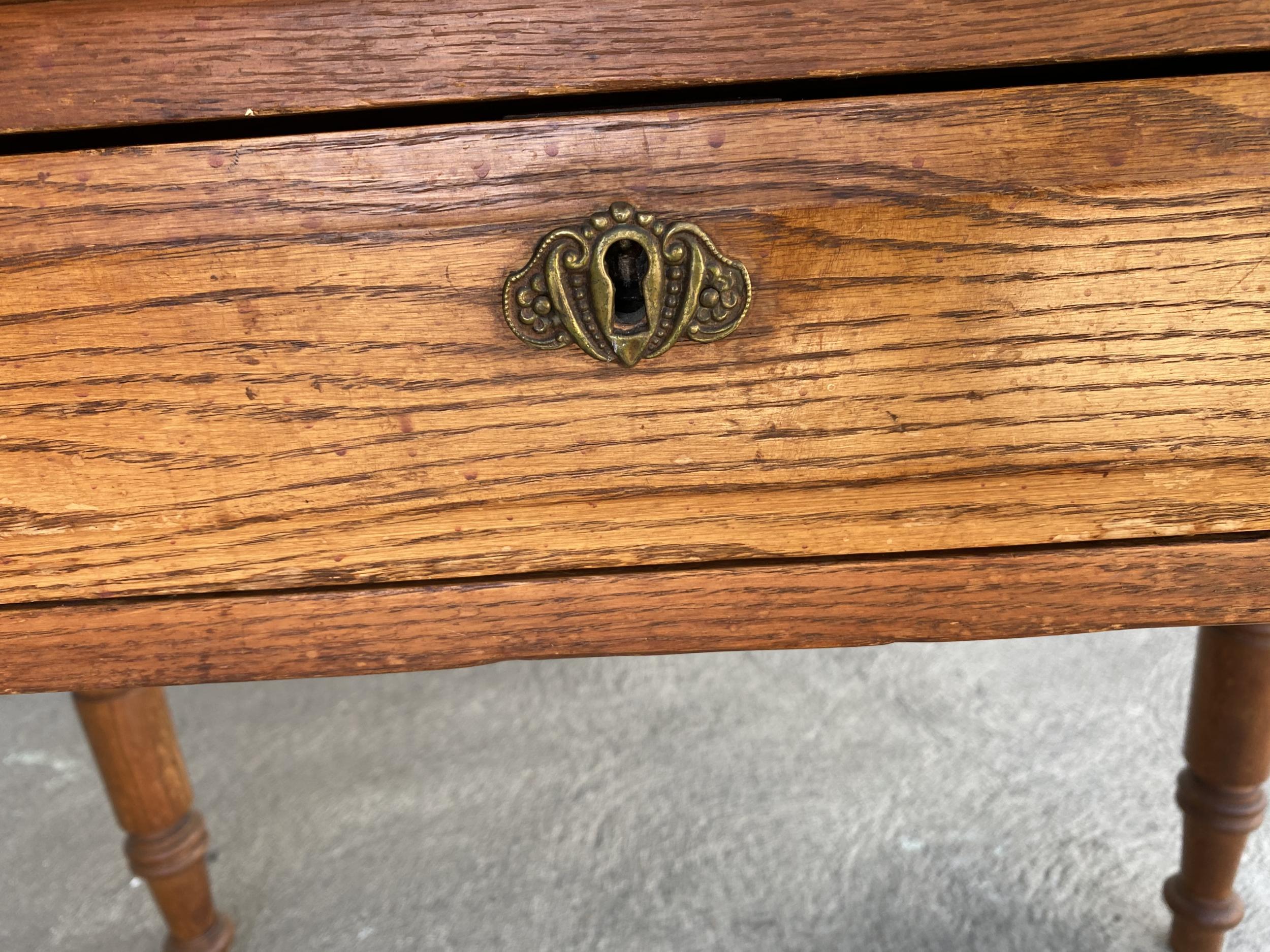 Large Hand Carved Antique Edwardian Secretary Desk 3