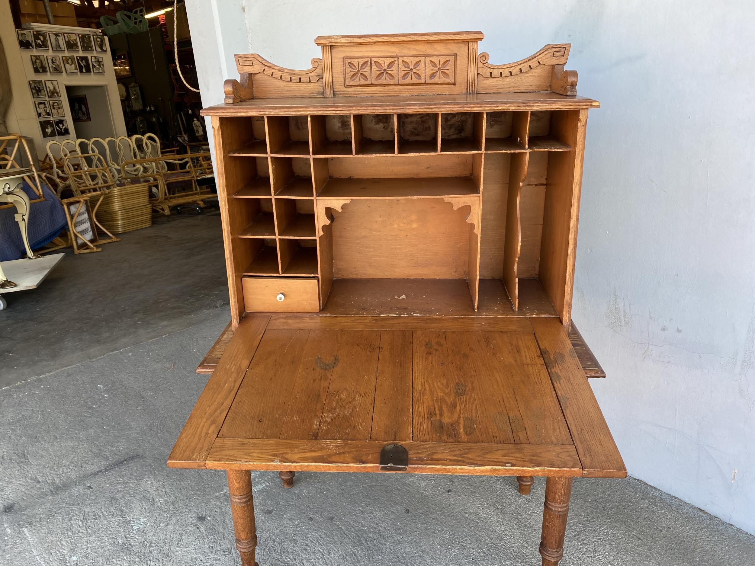 antique fold down desk