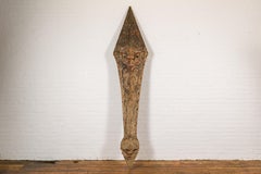 Large Hand Carved Batak Singa Singa Tribal Carving with Black and Red Paint