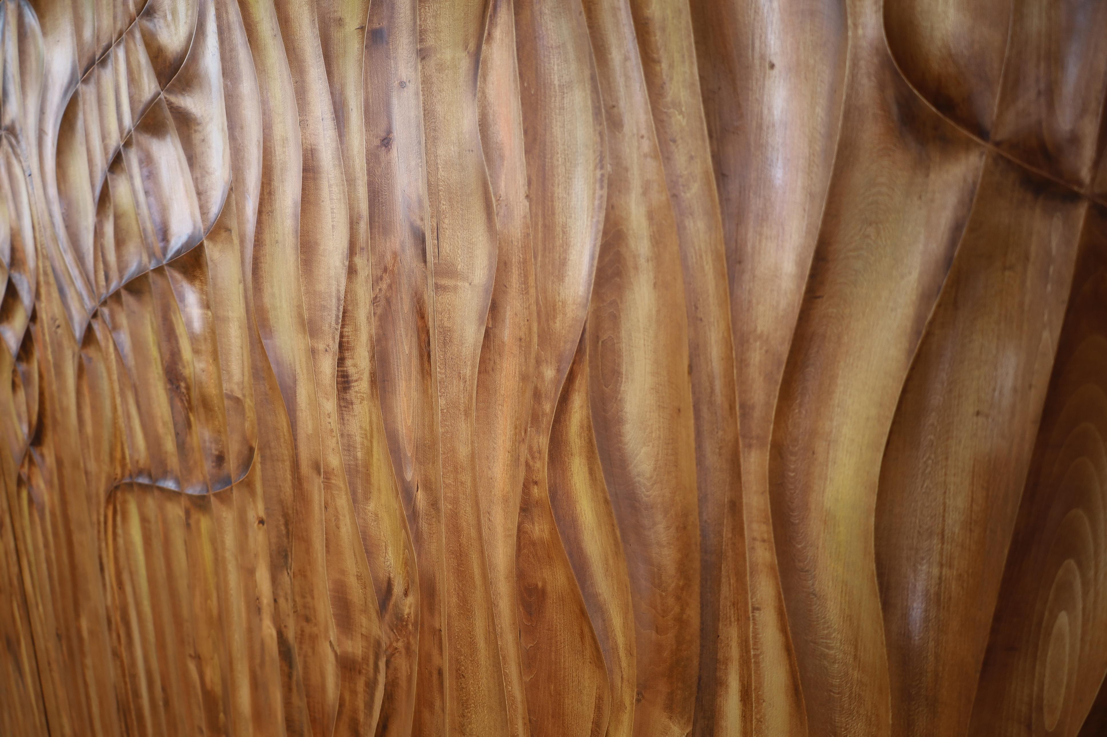 Large Hand-Carved Linden Wood Wall Panels, Fairmont Golden Prague Hotel CZ 1970s For Sale 6