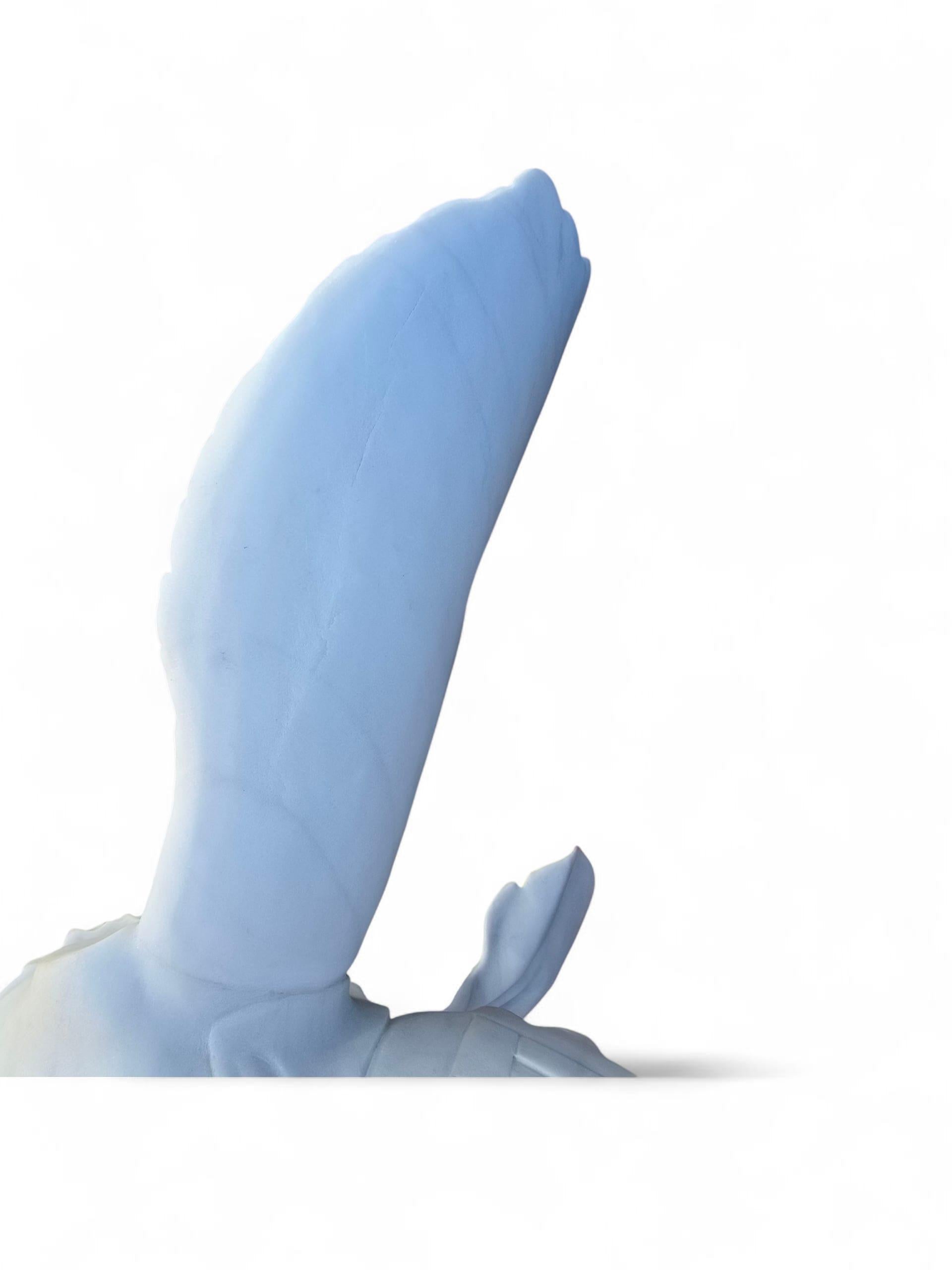 Gran escultura de mármol tallada a mano de Nike de Samotracia, 80 cm en venta 1