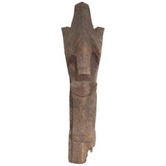 Antique Large Hand Carved Singa Singa Tribal Carving from the Batak People in Sumatra