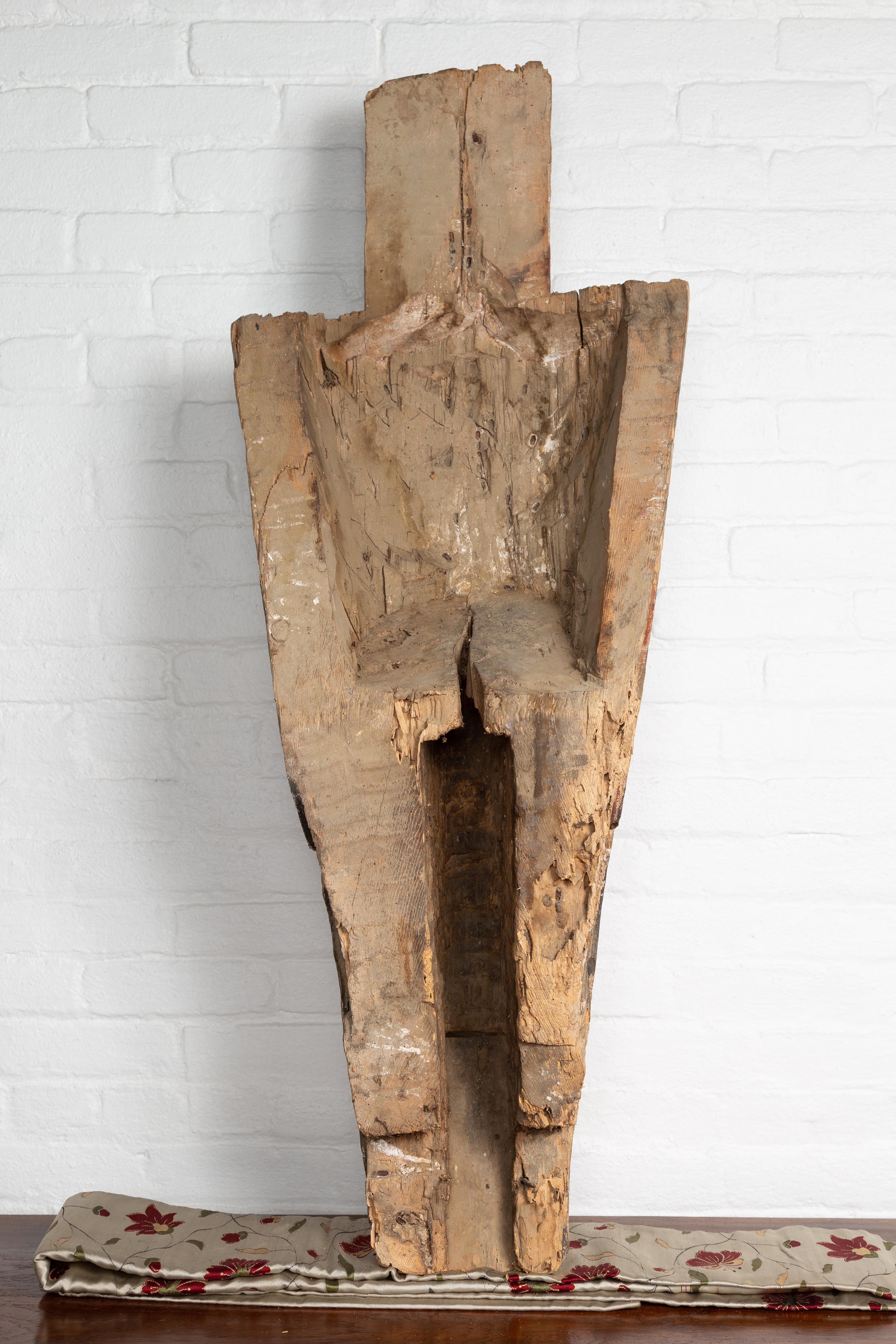 Large Hand Carved Singa Singa Tribal Carving from the Batak People, Sumatra 5
