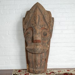 Large Hand Carved Singa Singa Tribal Carving from the Batak People, Sumatra
