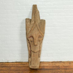 Large Hand Carved Singa Singa Tribal Carving from the Batak People, Sumatra