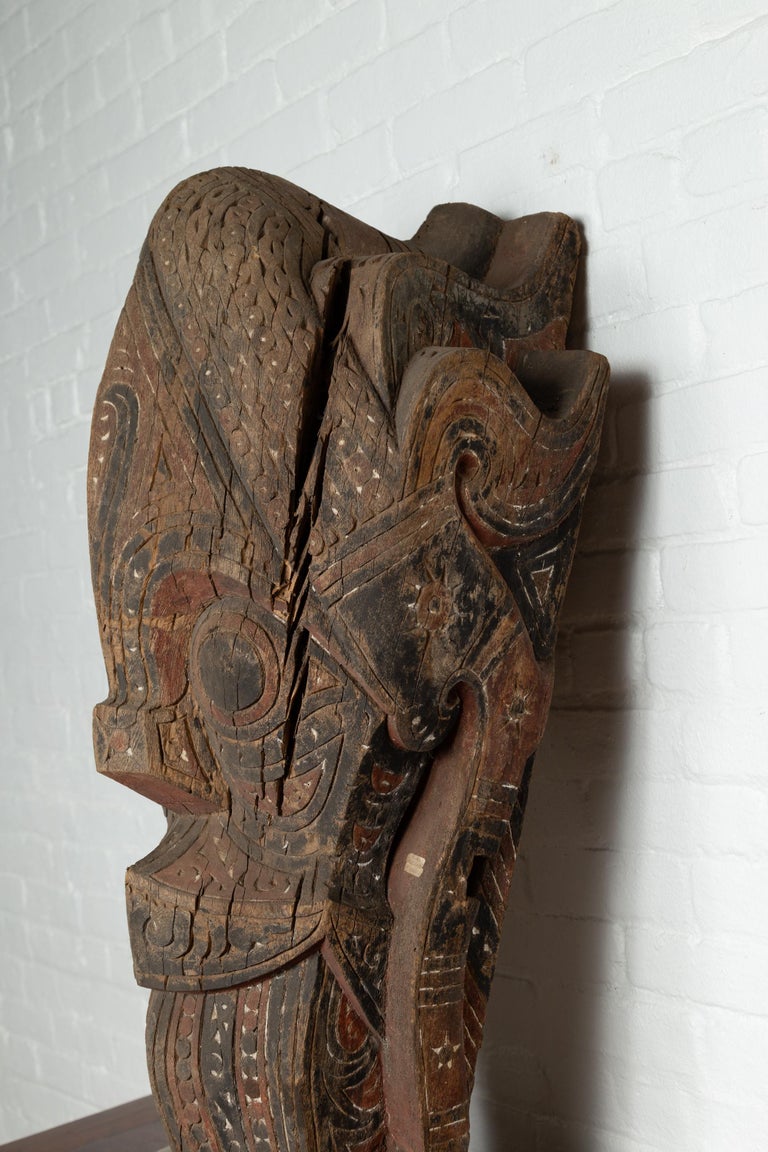 Large Hand Carved Singa Singa Tribal Carving from the ...