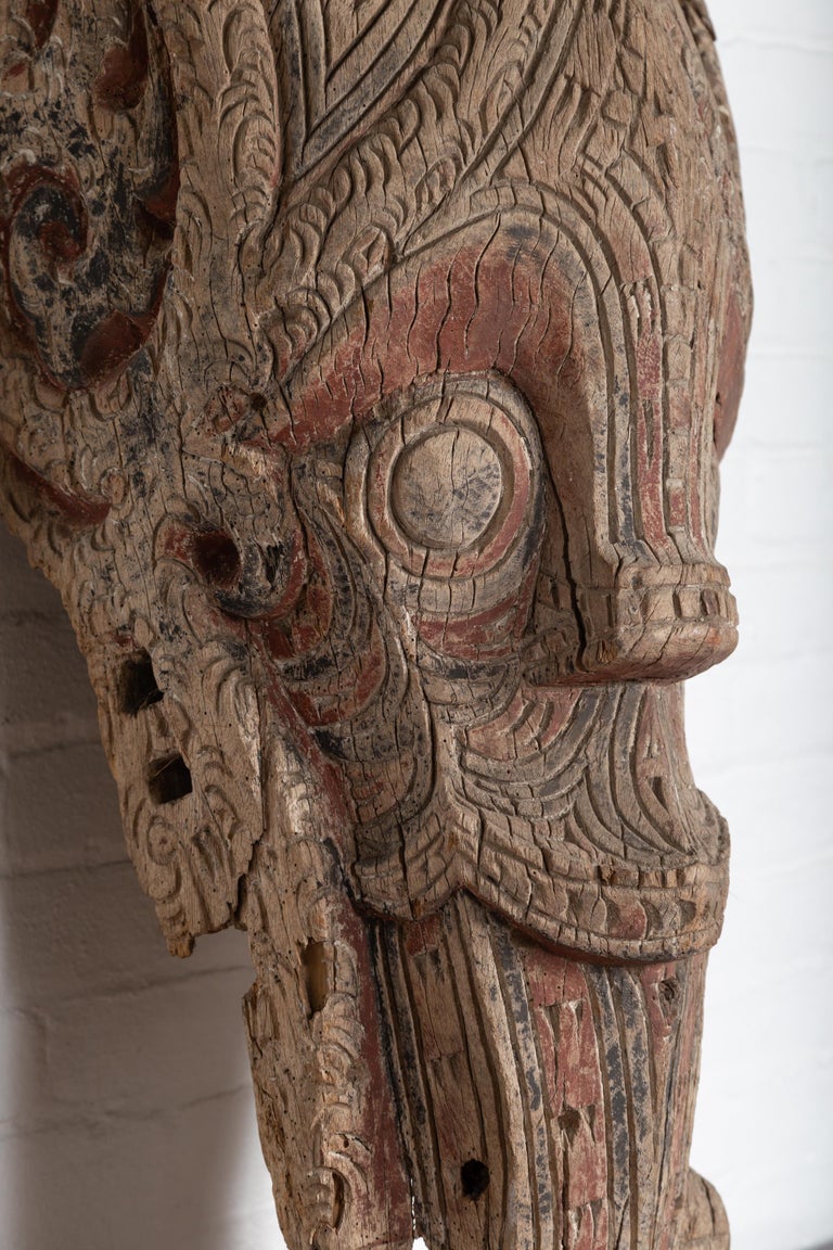 Large Hand Carved Singa Singa Tribal Carving from the ...