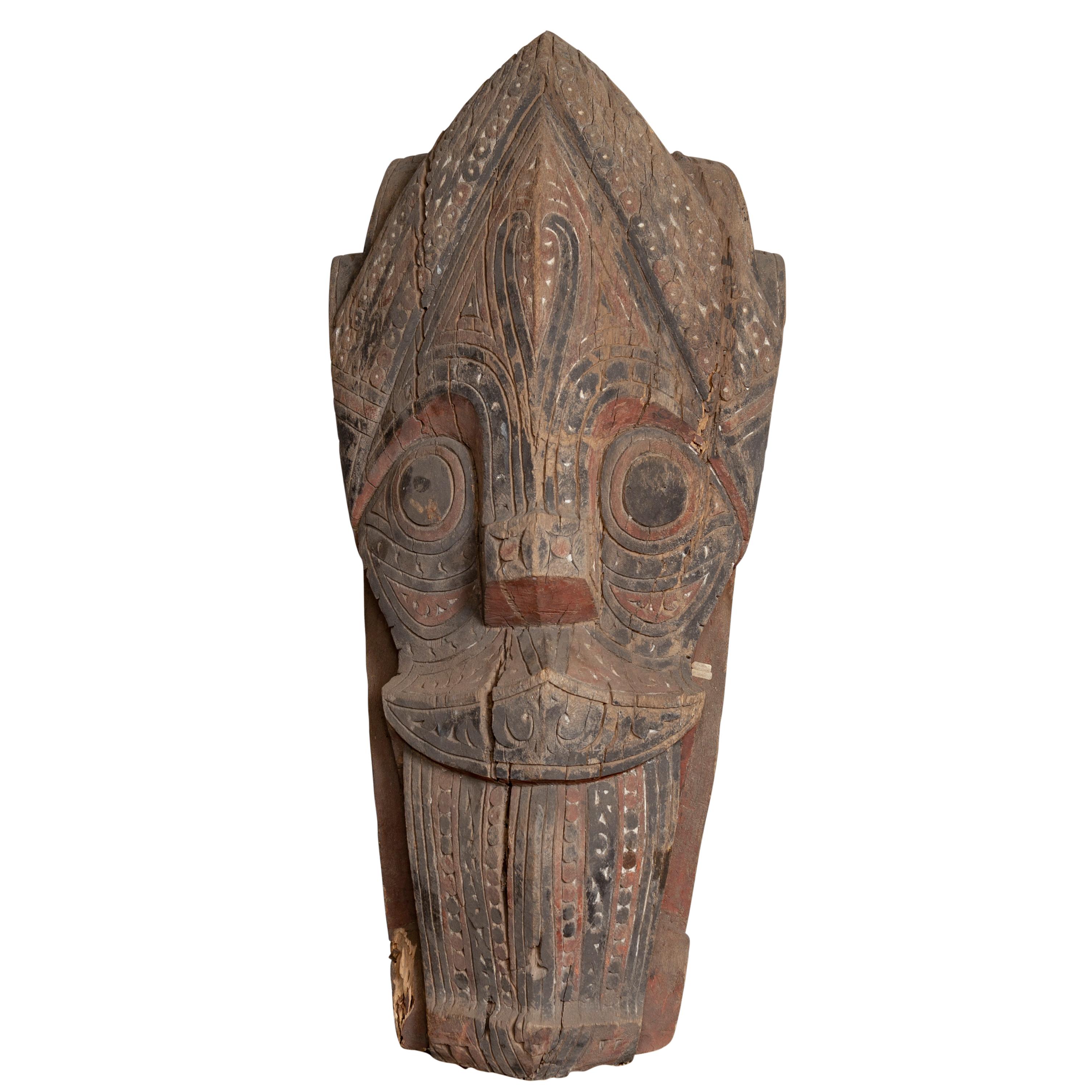 Large Hand Carved Singa Singa Tribal Carving from the Batak People, Sumatra