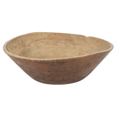 Large Hand-Carved Swedish Birch Wood Bowl