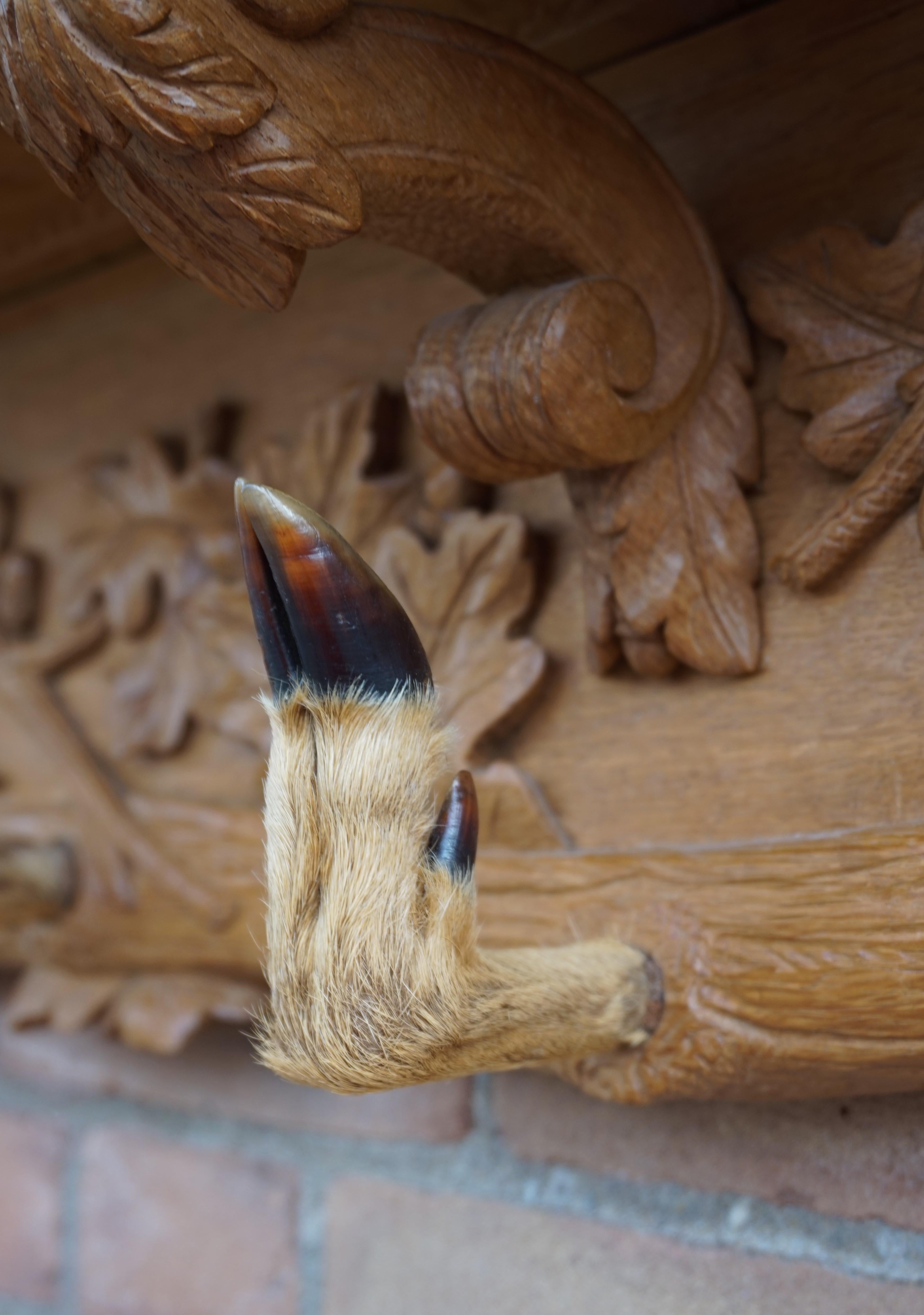 deer foot coat rack