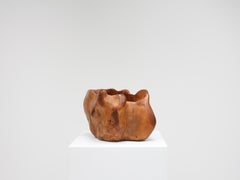 Large Hand-Carved Vintage Biomorphic Bowl, France