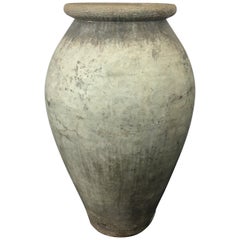 Grande vaso lavorato a mano, elemento da giardino proveniente da una tenuta storica di Beverly Hills, CA