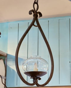 Large Hand Forged Hall Lantern