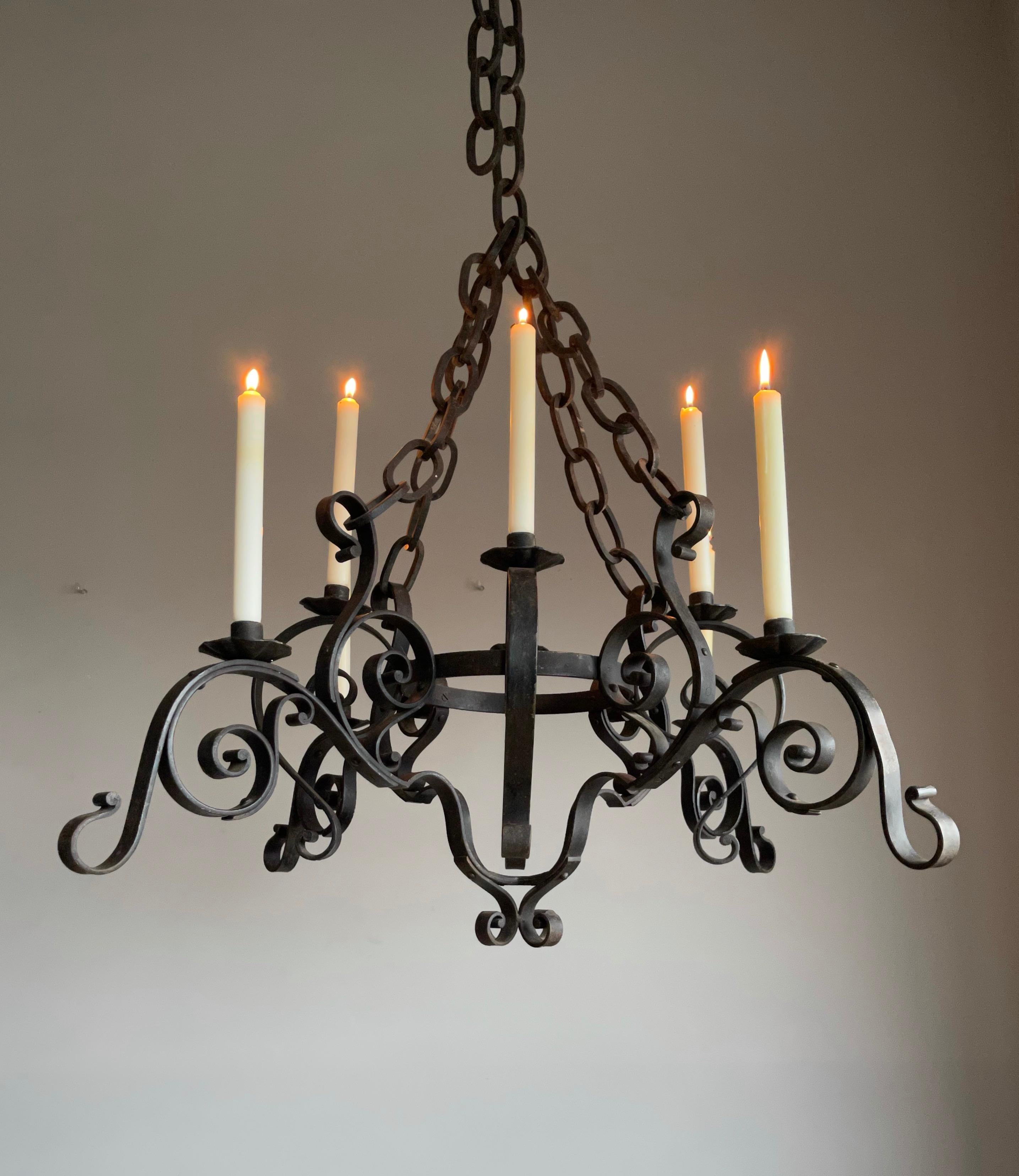 large candle chandelier