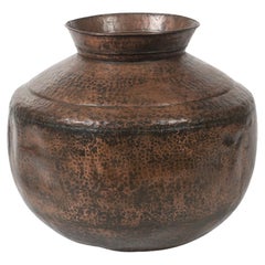 Large Hand-Hammered Copper Planter/Cachepot