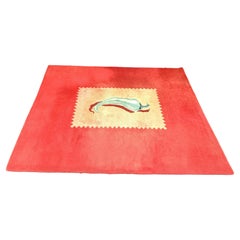 Grand tapis noué à la main, années 1990