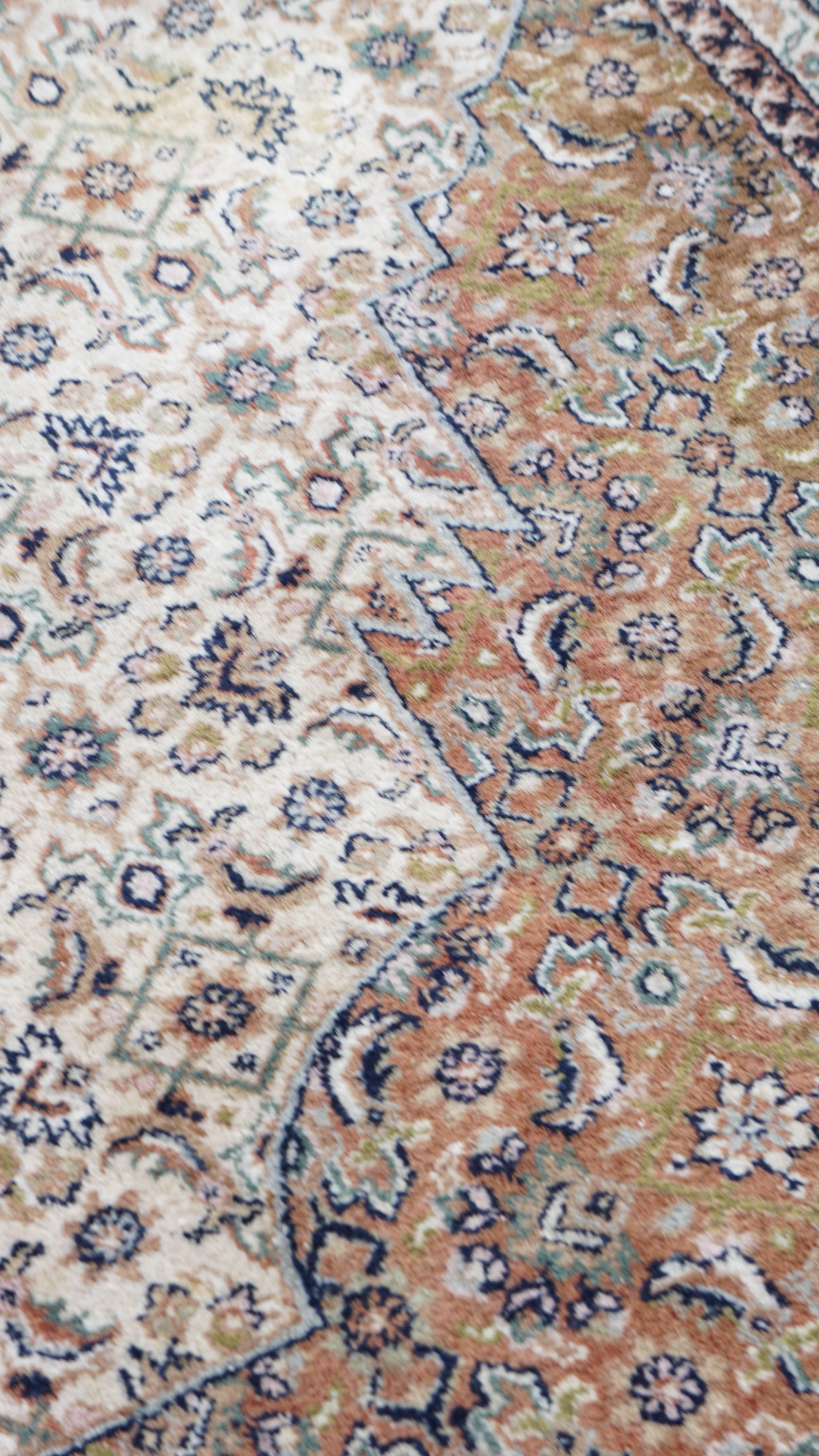 Cotone Tappeto grande in stile orientale annodato a mano - 350x250 cm in vendita
