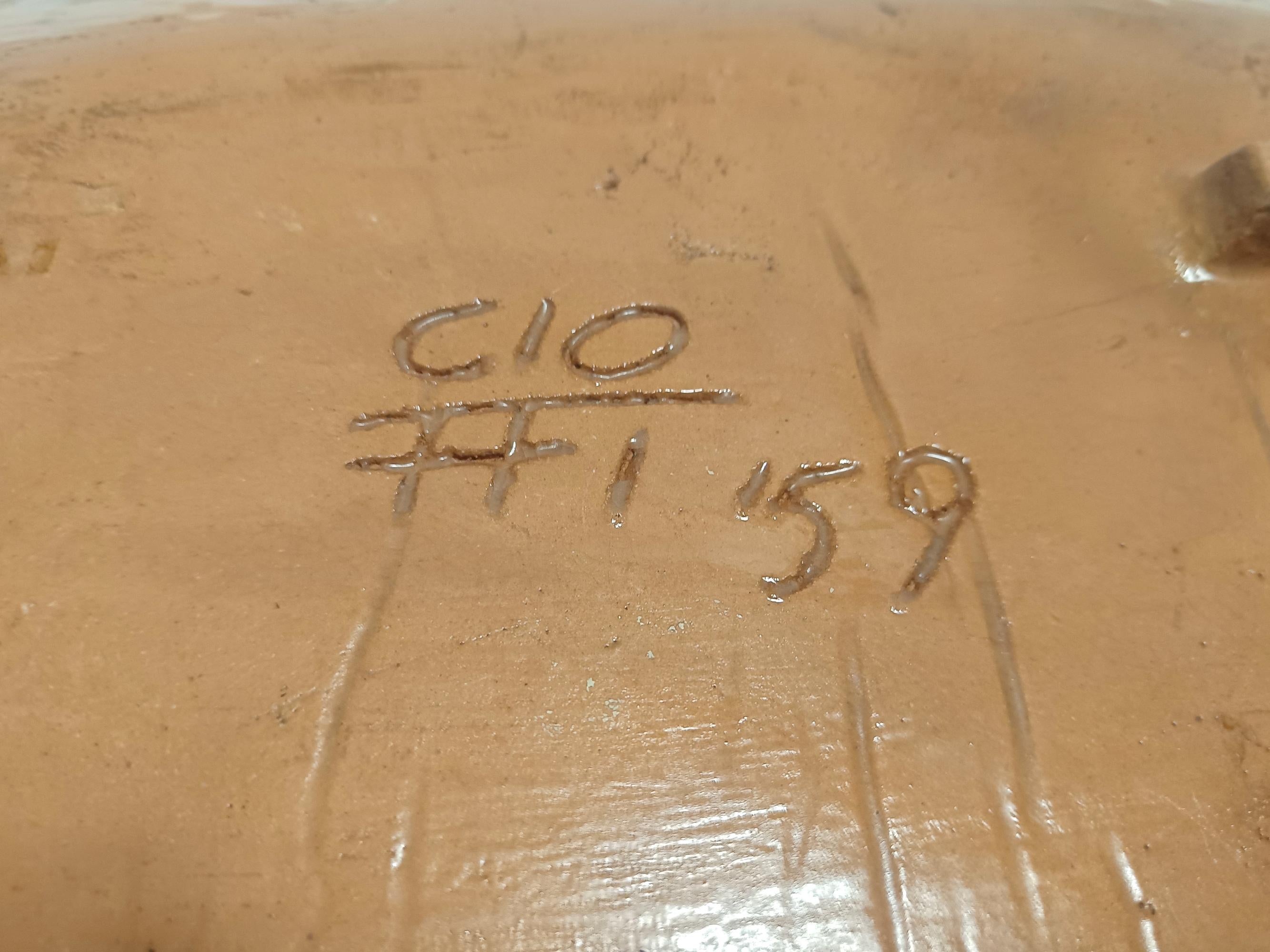 Große handgefertigte künstlerische Wandtafel oder Tafelaufsatz aus Steingut oder Tafelaufsatz, Italien (Tonware) im Angebot