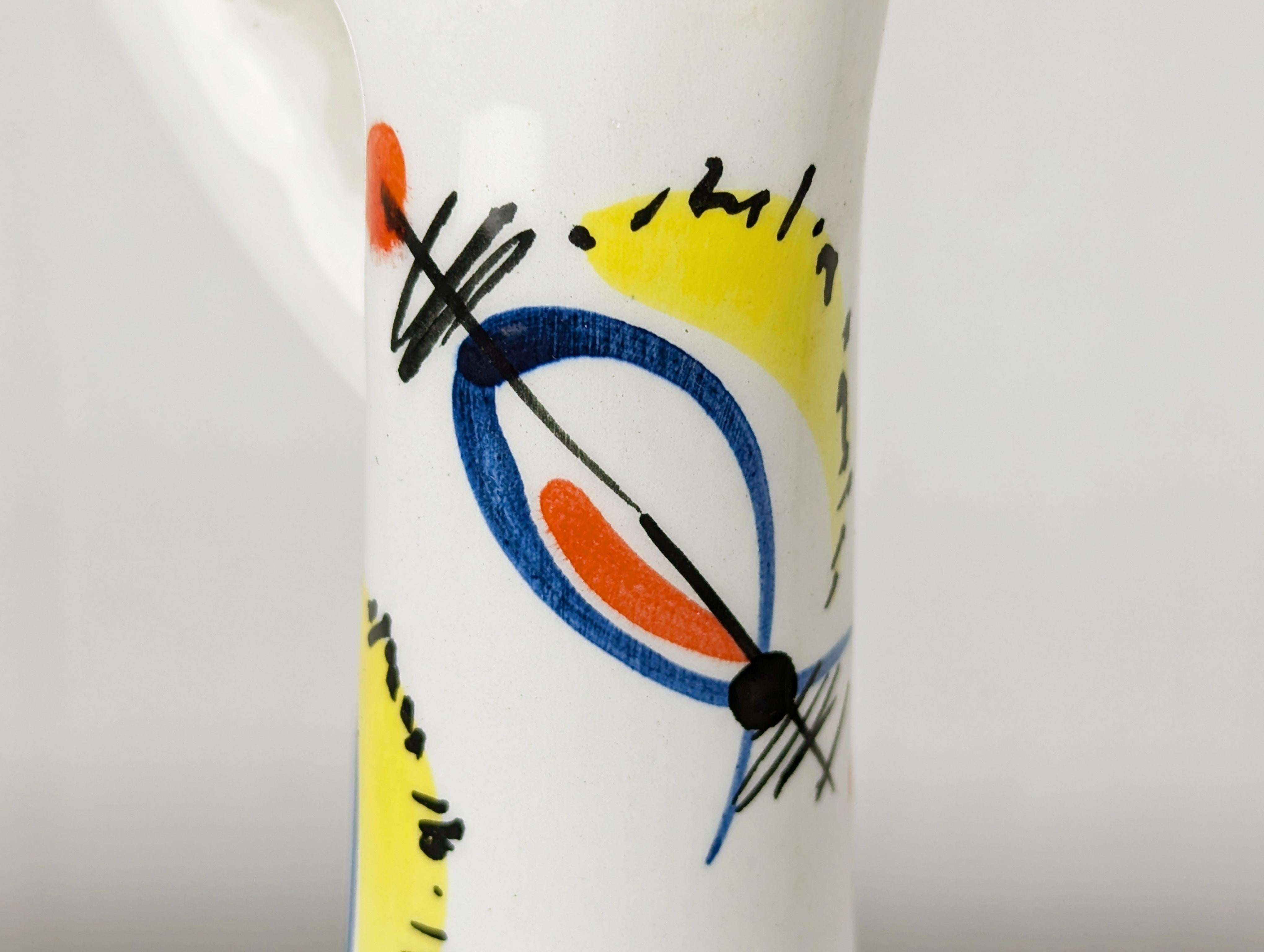 Gran figura de conejo de cerámica pintada a mano para Walt Disney, 1962 Italiano en venta