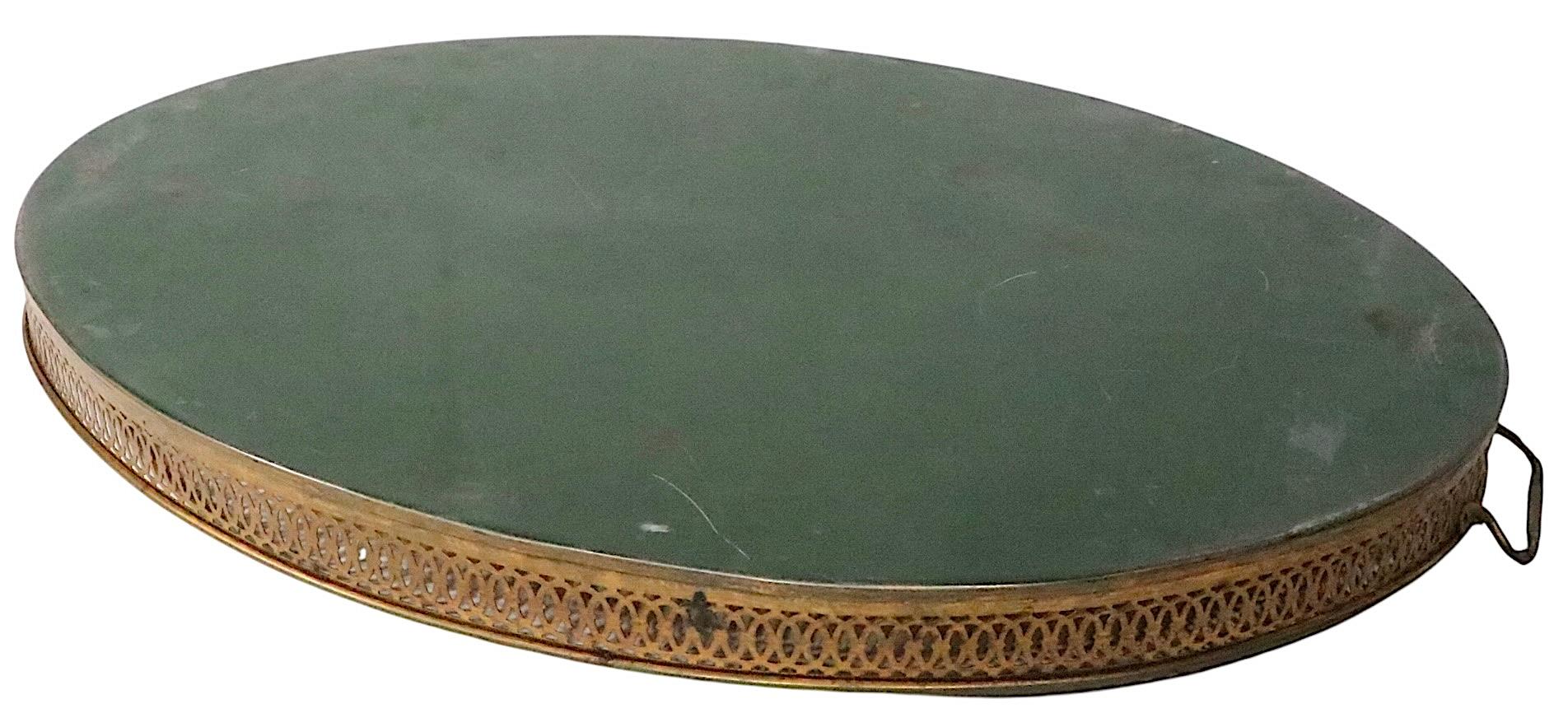 Large Hand Painted Tray by Georges Briard For Sale 5