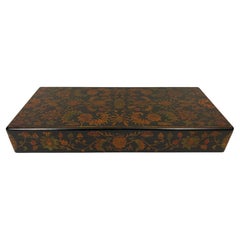 Large Hand Painted Wooden Jewelry Box