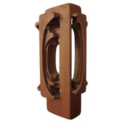 Large Hand Produced Brian Willsher Teak Sculpture 1979