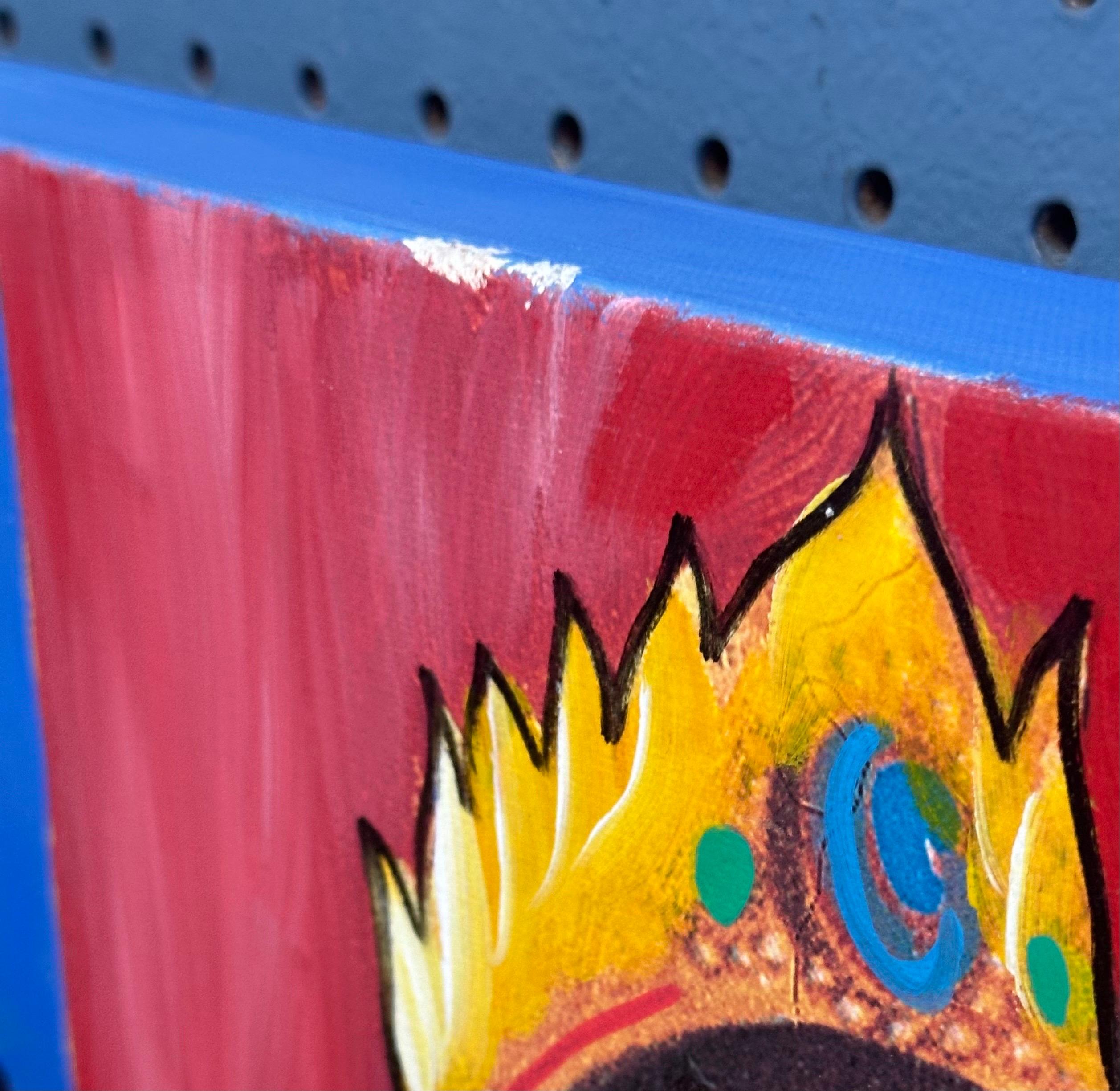 Grande serigrafia impreziosita e firmata a mano 