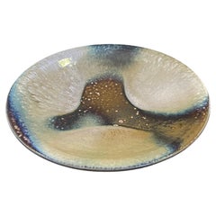 Used Large Hand-Thrown Studio Ceramic Bowl, Centerpiece by A.B, Germany ca. 1975
