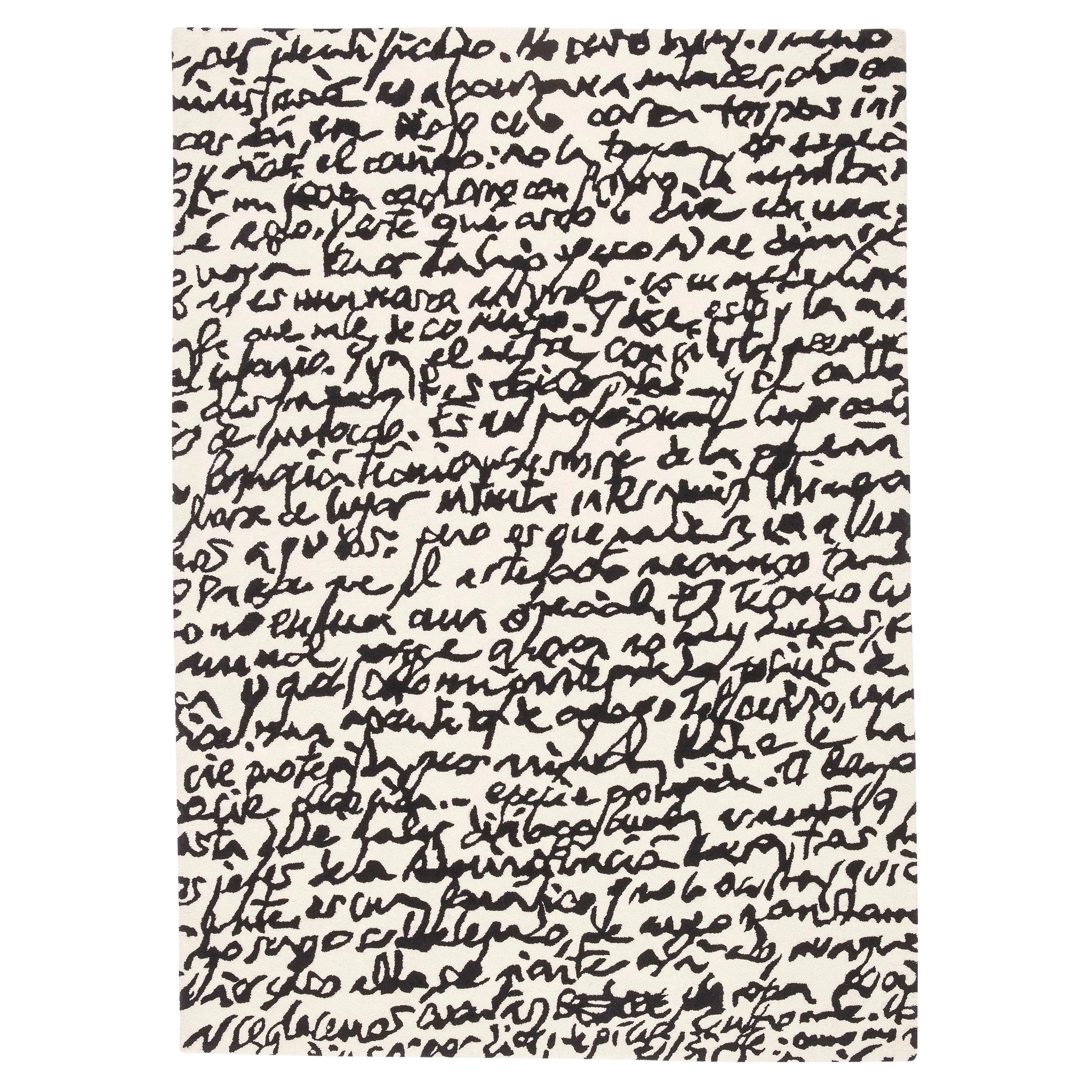 Large Hand-Tufted 'Manuscrit' Rug by Joaquim Ruiz Millet for Nanimarquina