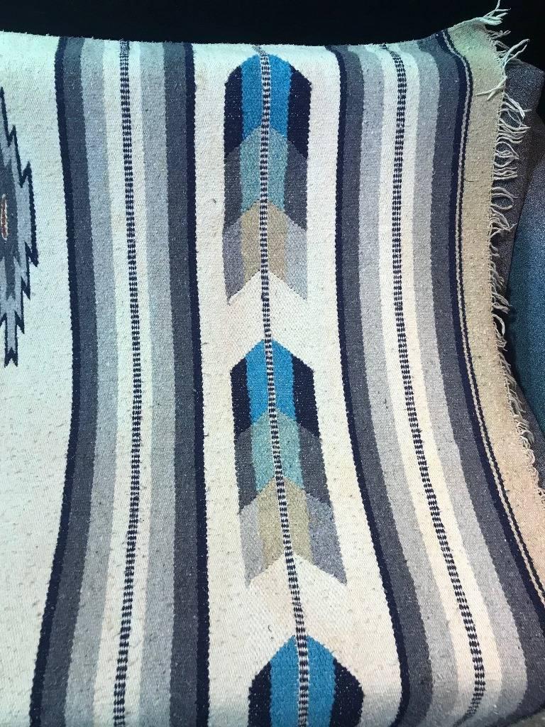 Large Handwoven Native American 'Navajo' Rug 1