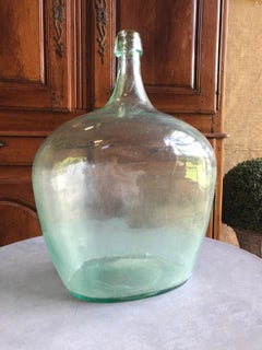Large Handblown Demi-John Bottle