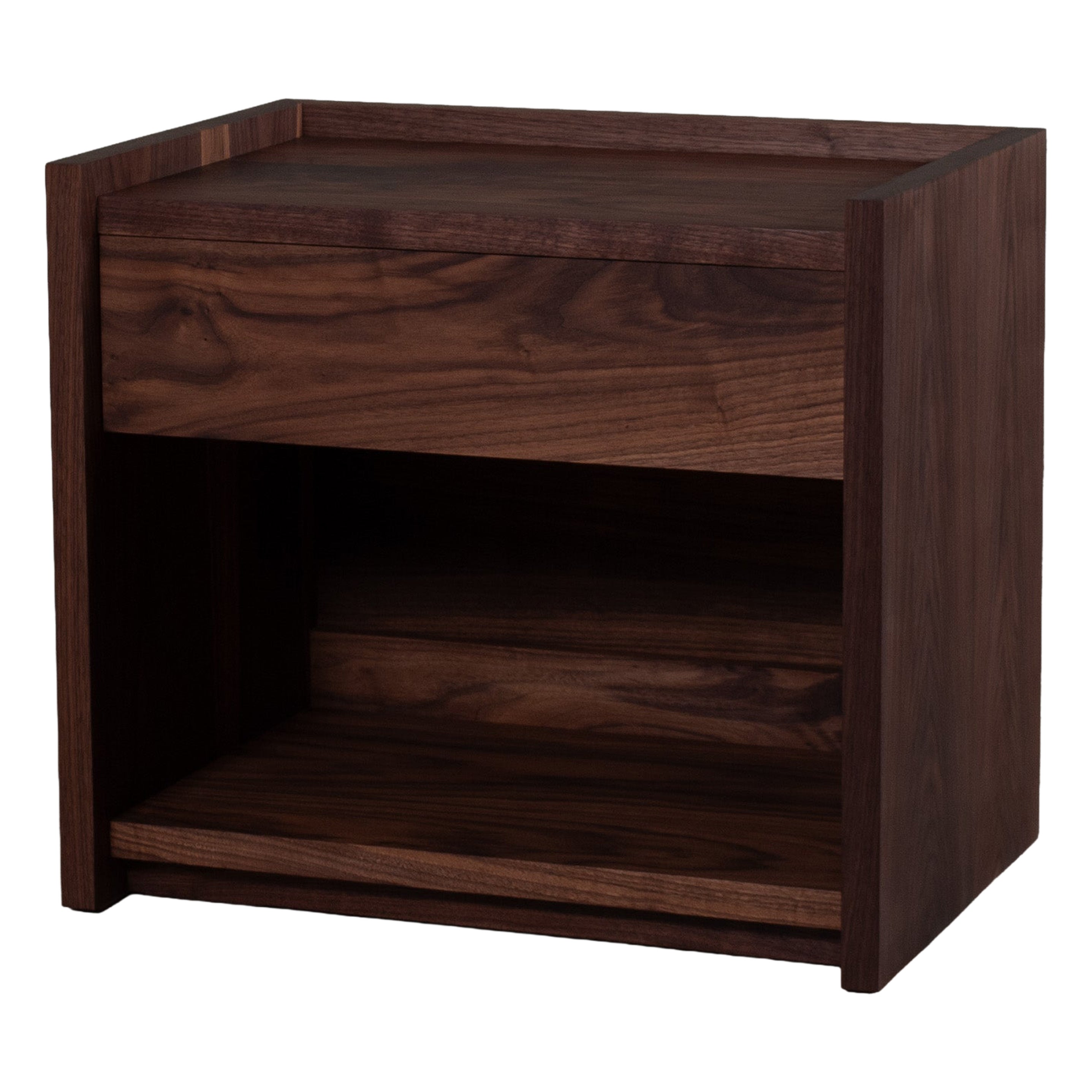 Large Handcrafted Walnut Nightstand by SUM Furniture